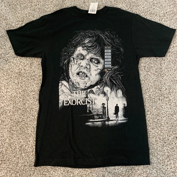 The Exorcist Front & Back Print Graphic Tee Men's Size Medium - NWT! - Picture 1 of 4